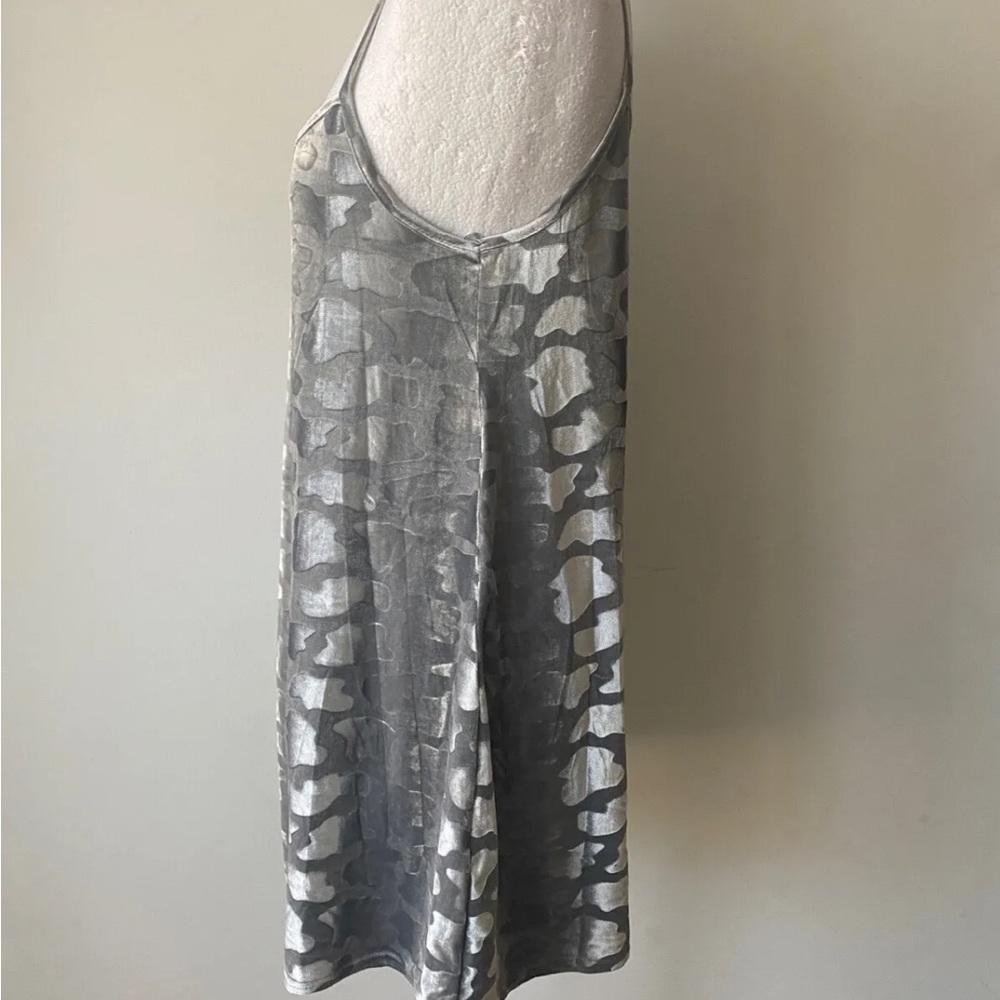 Blanco by Quiz Strapy Mini Dress Y2K silver/grey 6, 8, 10, 12, 14, 16 - Picture 3 of 4